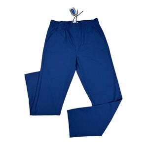 Avenue Flexstride Jogger Mens Medium Navy Blue Activewear Drawstring Pants NEW